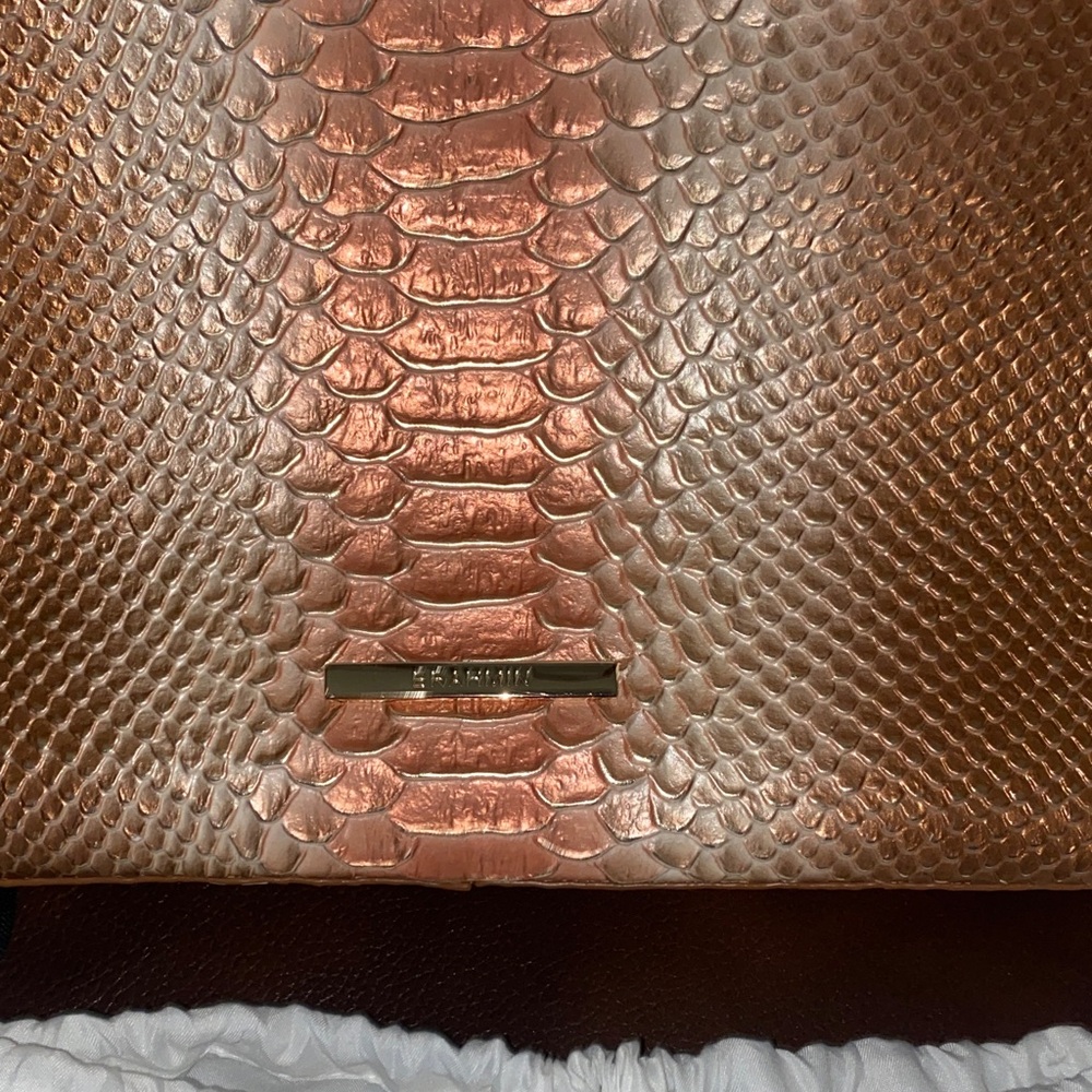 Brahmin Metallic Copper Shoulder Bag - Picture 5 of 7